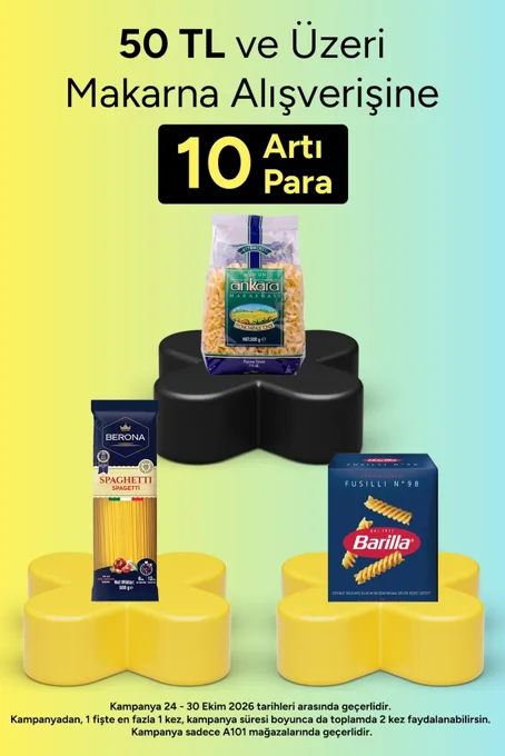 A101 24-30 Ekim Broşürü broşür kapağı