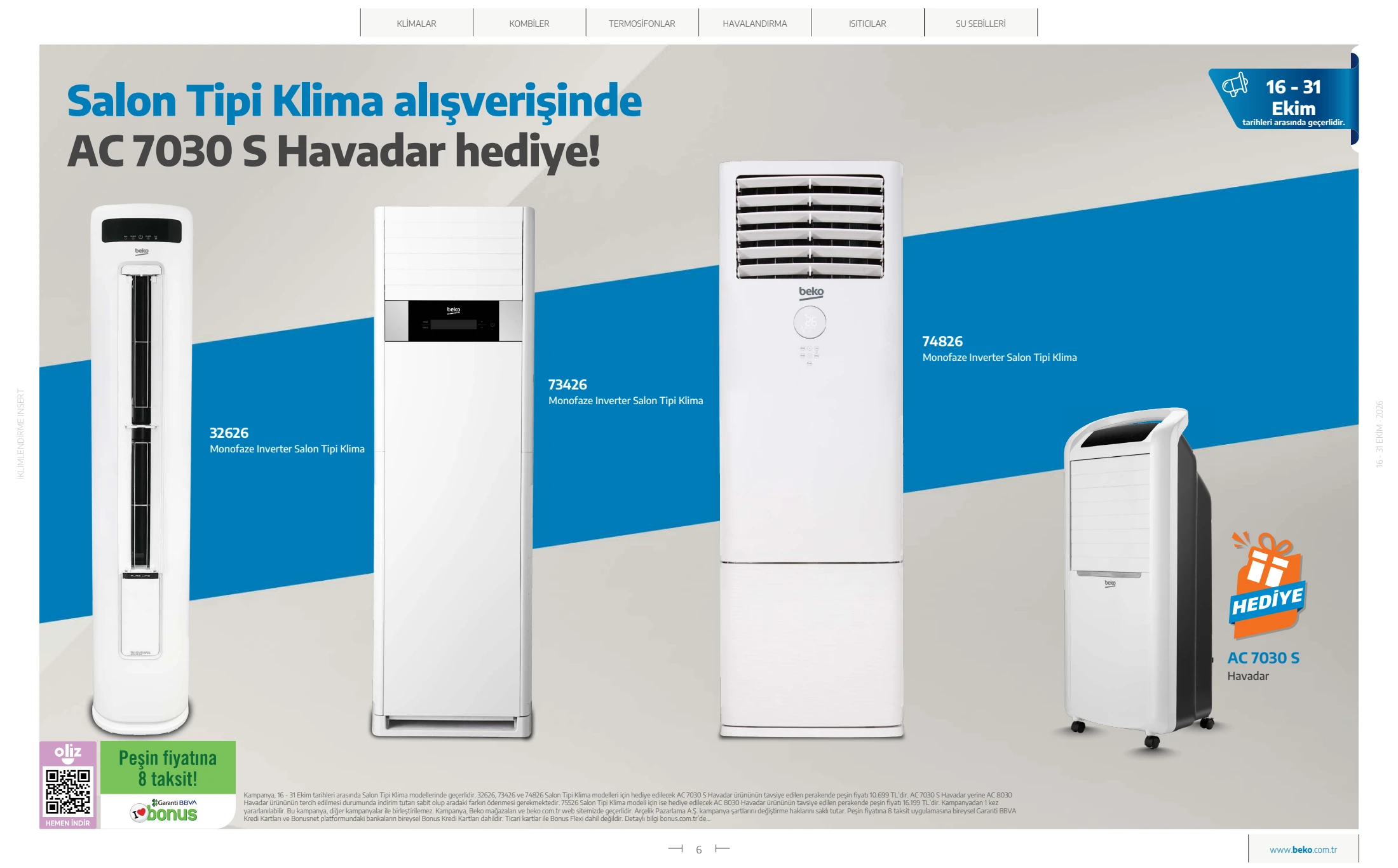 Beko Beko İklimlendirme Kataloğu, 6. sayfa
