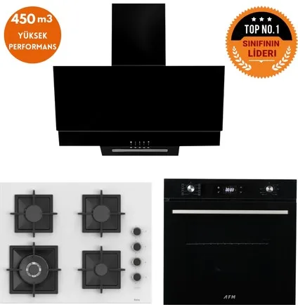 Ferre SC406-WFA + FM7700 + FM3250 Ankastre Set