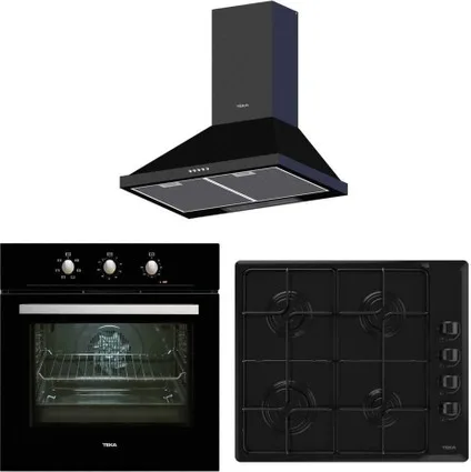Teka HE 715 BK + HLX 640 BK + DBT 60 BK Ankastre Set