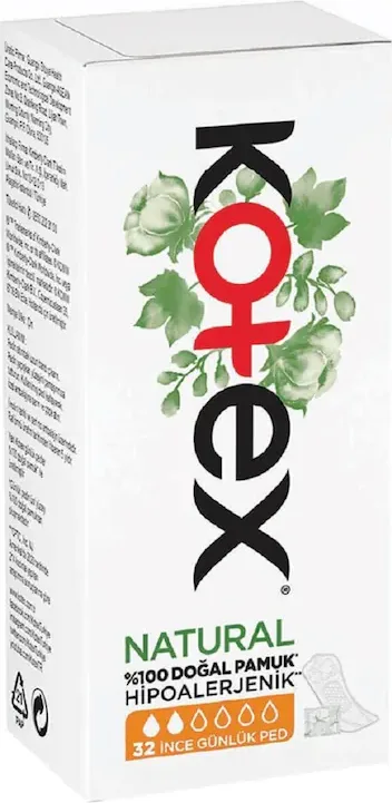Kotex Hipoalerjenik Ince Natural 32'li
