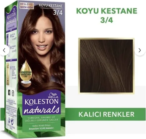 Koleston Naturals Kestane Koyu No 3.4